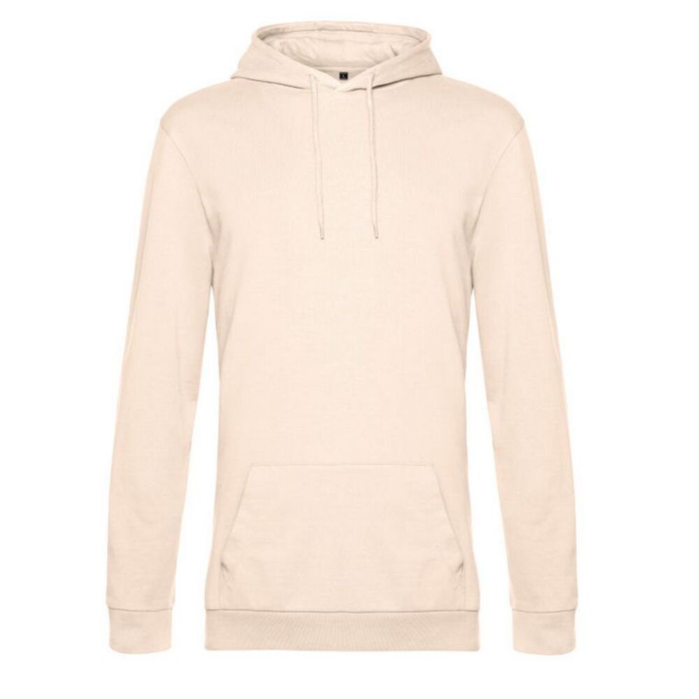 B&C Mens Hoodie / Pale Pink